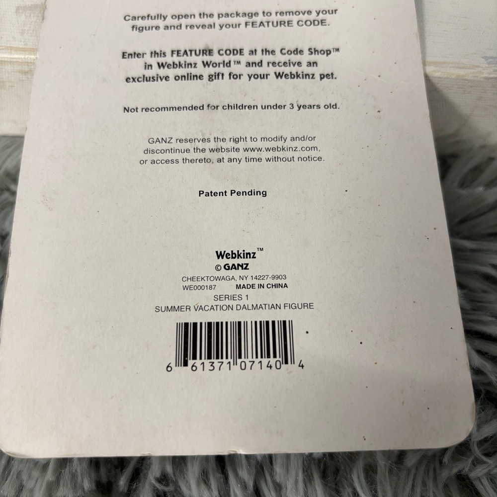 NWT NIP Ganz Webkinz Summer Vacation Dalmatian Toy Figurine Unused Code Bikini - Picture 12 of 13